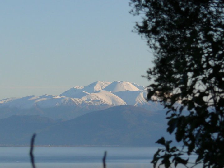 New Zealand Mountain Biking - View of the Central Plateau from W2K